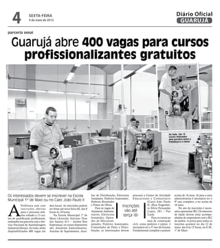 Diário Oficial de Guarujá - 04-05-12