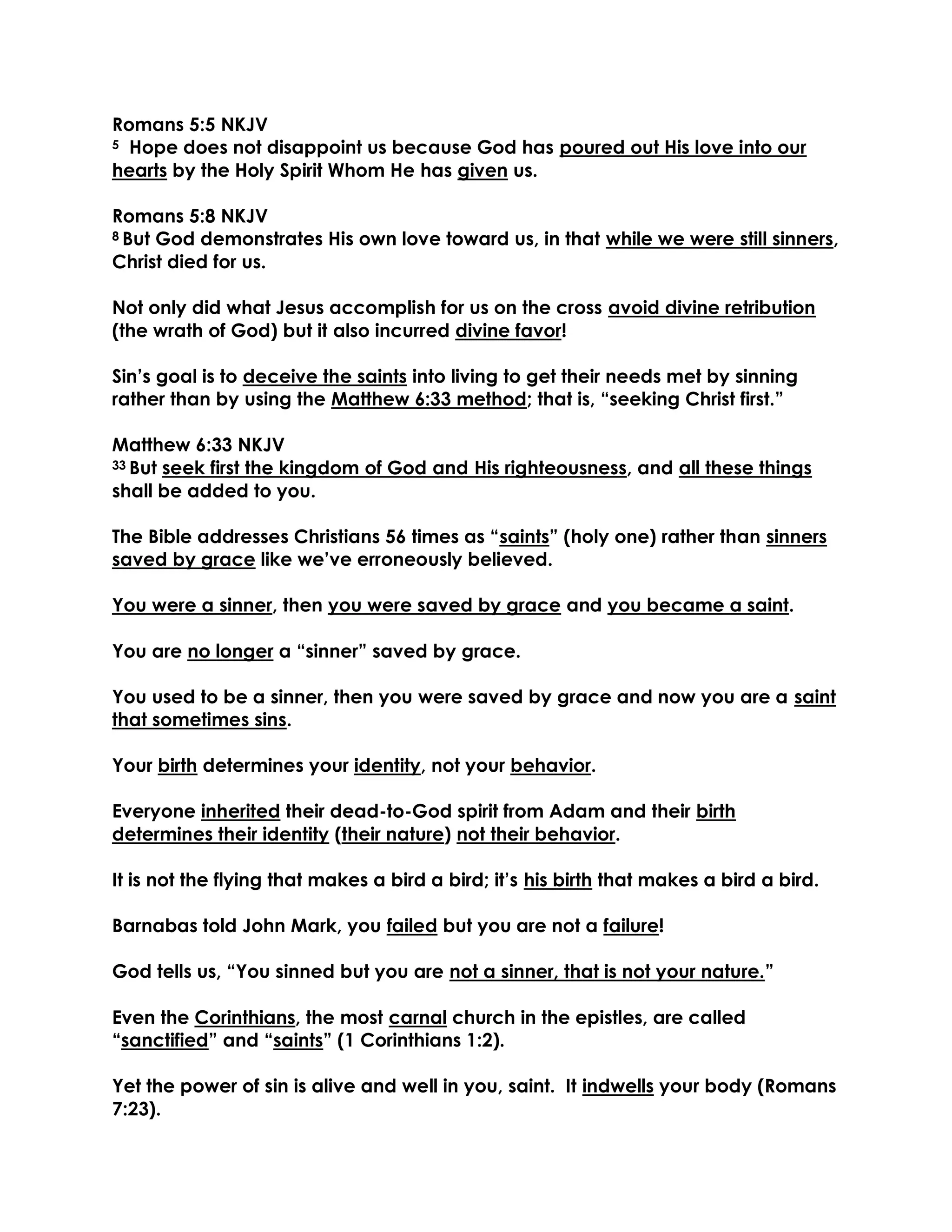 04-05-20, Romans 6;1-14, Free | PDF