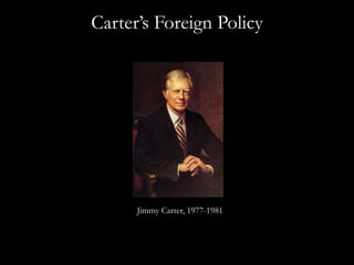 Wanted to ease dependence on foreign oil through energy conservation, developing new energy supplies, and loosening government regulation of the American oil industry.