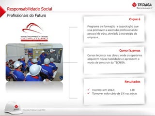 Apresentação Reunião Pública Anual 2013