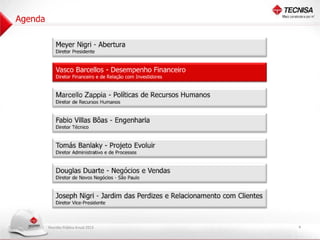 Apresentação Reunião Pública Anual 2013