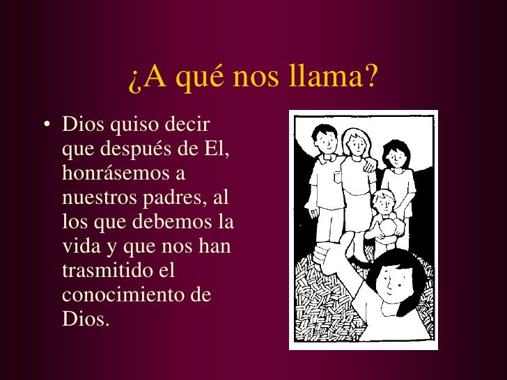 CUARTO MANDAMIENTO CUARTO MANDAMIENTO