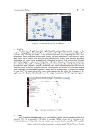 Feature analysis of ontology visualization methods and tools | PDF