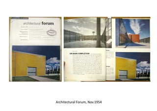 Architectural Forum, Nov.1954
 
