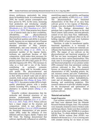 Physicochemical, Functional and Rheological Properties of Soy Protein ...