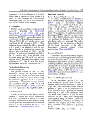 Physicochemical, Functional and Rheological Properties of Soy Protein ...
