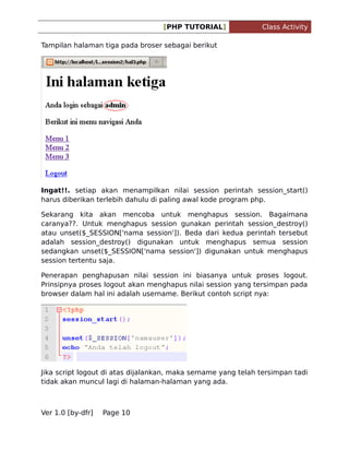 04. session1 konsep dasar session | PDF
