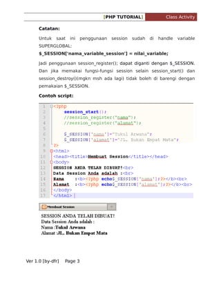 04. session1 konsep dasar session | PDF