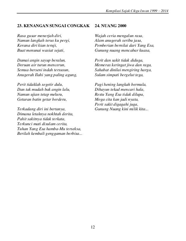 04. Isi - Kompilasi Sajak Cikgu Iswan (1999 - 2014)