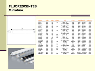 FLUORESCENTES 
Miniatura 
 
