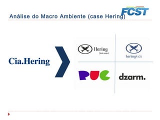 Análise do Macro Ambiente (case Hering)
 