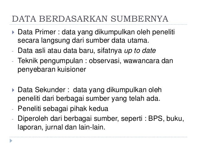 Pengolahan data