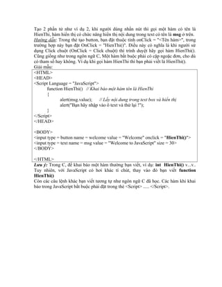 Bài tập javascript | PDF