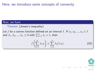 Images/
Back to the Q function
The intuition
We have the following analogy:
Consider h (θ, Y ) a function
θ a constant
Y ∼ pY (y), a random variable with distribution pY (y).
Thus, if Y is a discrete random variable
q (θ) = EY [h (θ, Y )] =
y
h (θ, y) pY (y) (19)
28 / 126
 