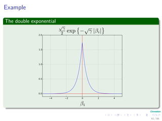 Example
The double exponential
41 / 66
 