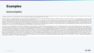 45 | © Copyright 2023 Zilliz
45
Examples
SentenceSplitter
 