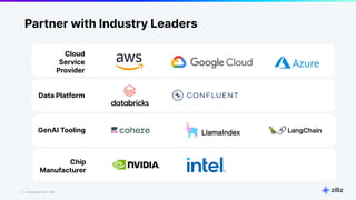 5 | © Copyright 2023 Zilliz
5
Cloud
Service
Provider
Data Platform
GenAI Tooling
Chip
Manufacturer
Partner with Industry Leaders
 