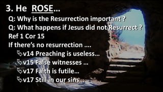 2. He DIED - there’s FORGIVENESS
All Other Religions
Begins with a ...DO, DO, DO…
 