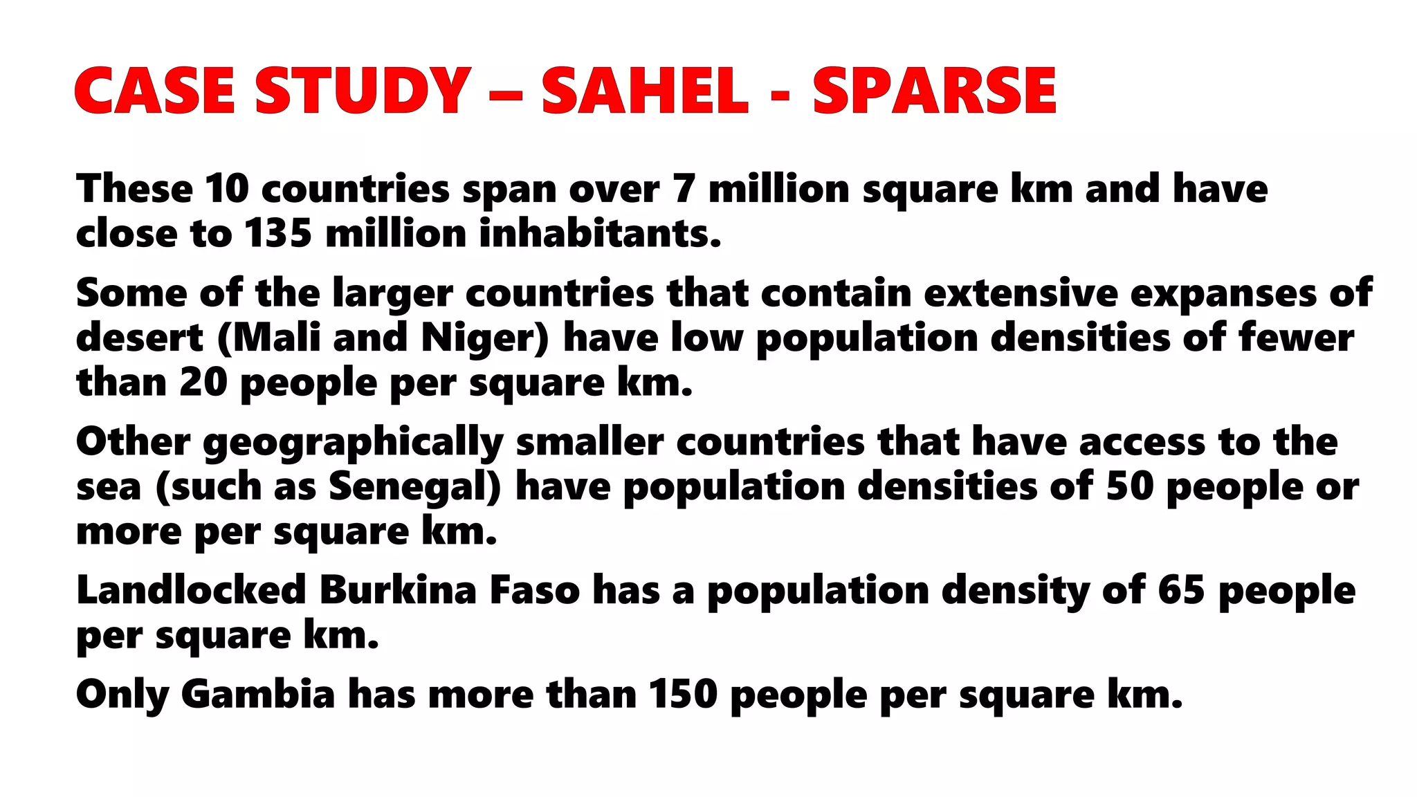 GEOGRAPHY IGCSE: POPULATION DENSITY AND DISTRIBUTION | PPTX