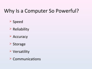 04. features hardware and software - ipo of computer | PPT