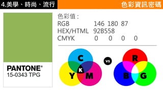 4.ѧʱС ɫYӍܴa
ɫֵ :
RGB 146 180 87
HEX/HTML 92B558
CMYK 0 0 0 0
 