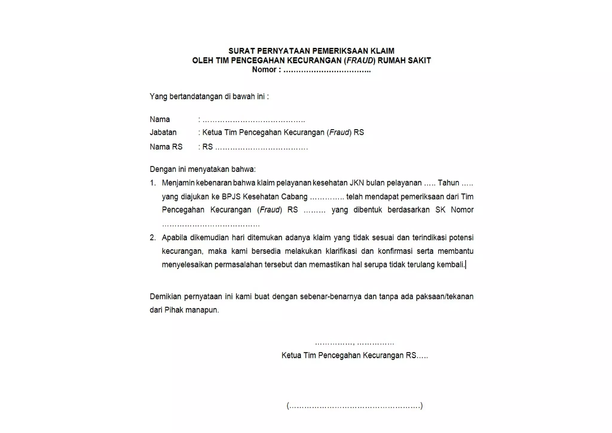 Konsep dan Implementasi Vedika dan Kelengkapannya