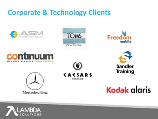 Corporate & Technology Clients
 