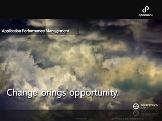 Opennaru, Inc. © 2016 | All Rights Reserved.- Confidential -
 