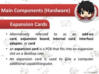 Computer Add In Cards Parts of computer (Hardware) | PPTX