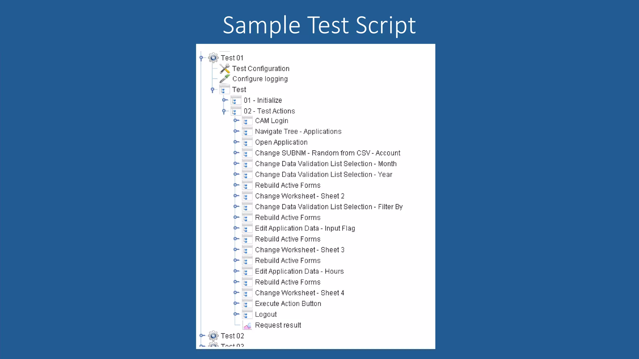 Sample Test Script
INTRODUCTIONS & ROLES
 