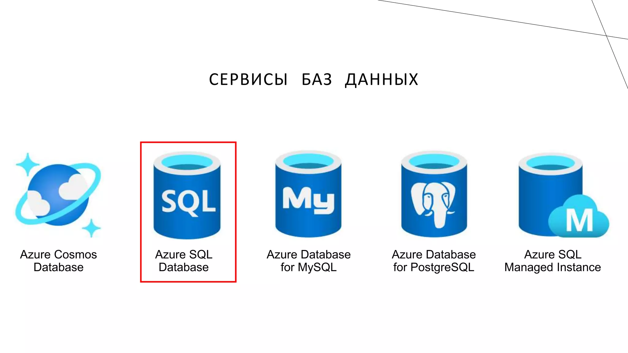 СЕРВИСЫ БАЗ ДАННЫХ
 