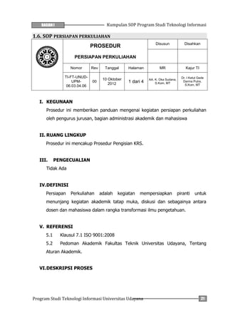 04. Kumpulan SOP Program Studi Teknologi Informasi.pdf