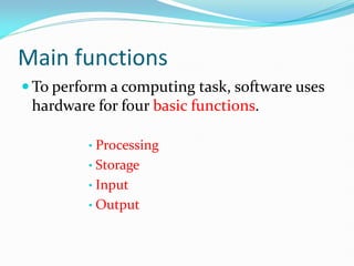 introduction to computer hardware in information technology | PPT