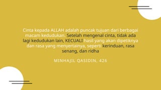 Mahabbah Mahabbatullah: Deepening Love and Devotion to Allah SWT | PPTX