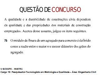 QUESTÃO DE CONCURSO
 