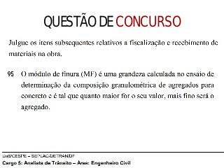 QUESTÃO DE CONCURSO
 