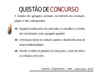 QUESTÃO DE CONCURSO
2011
 