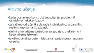 Aktivno učenje - Škola za život | PPTX