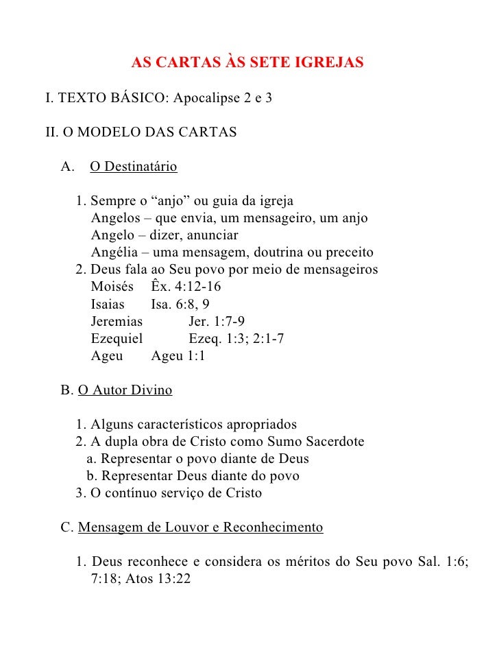 04 as cartas às sete igrejas