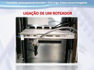 LIGAÇÃO DE UM ROTEADOR
 