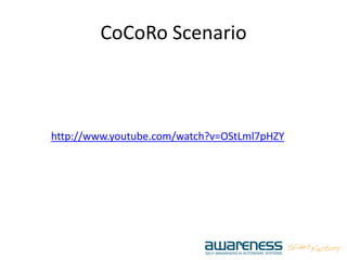 CoCoRo Scenario
http://www.youtube.com/watch?v=OStLml7pHZY
 