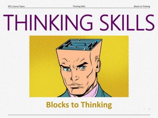 Blocks to Thinking | PPT