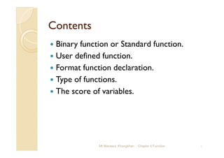 Function C | PPT
