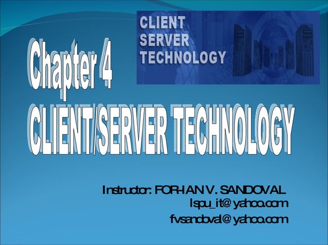 04 Client Server Technology | PPT