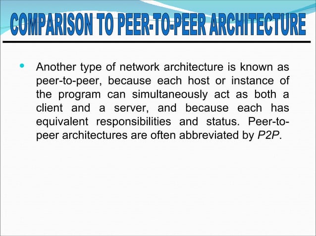 04 Client Server Technology | PPT
