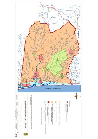 Plano Diretor de Una - Bahia- Mapa do zoneamento do municipio