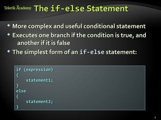 04. Conditional Statements | PPT