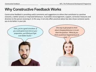 Constructive Feedback | PPTX
