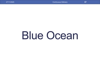Blue Ocean
27/11/2020 Continuous Delivery 37
 