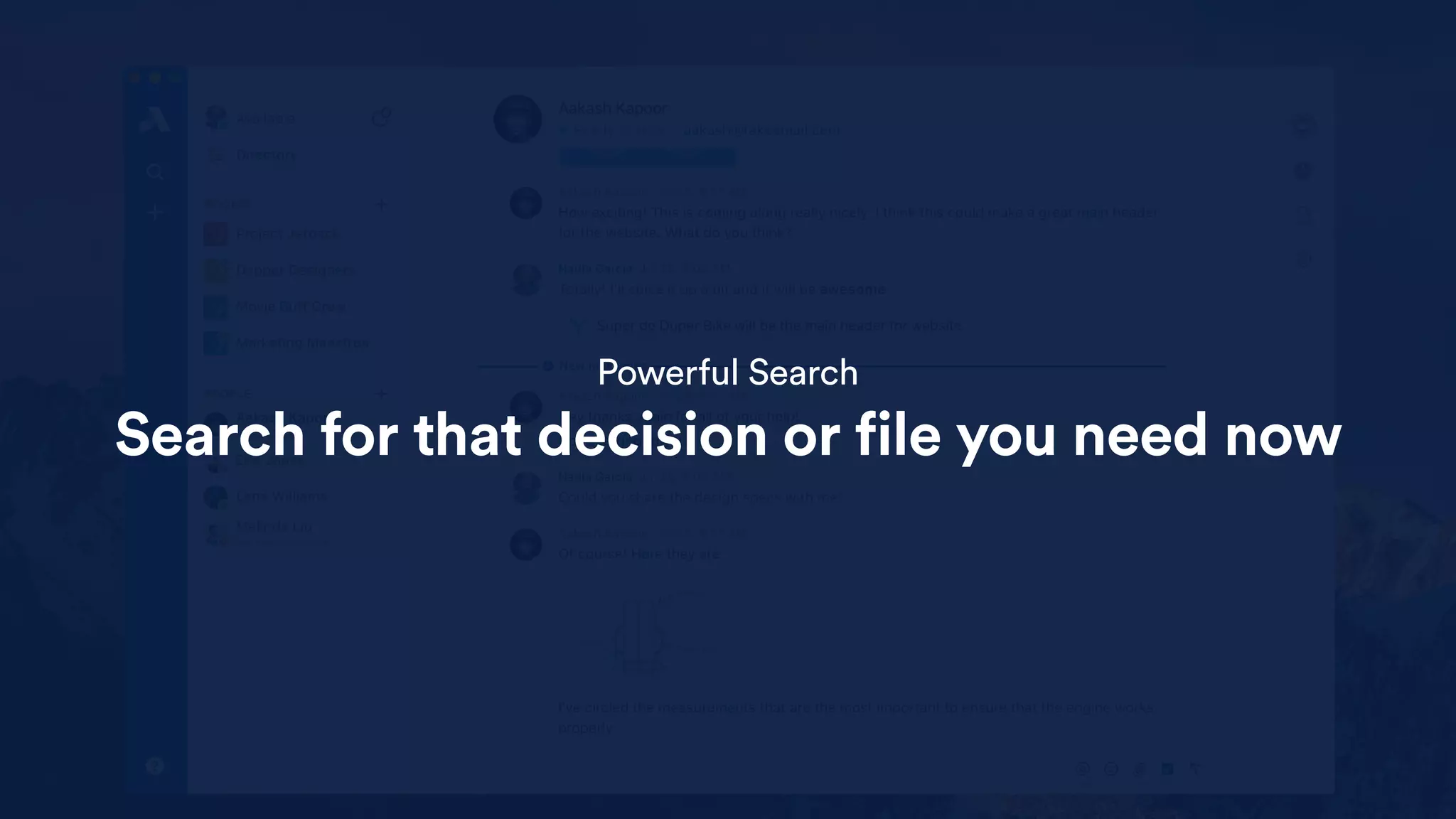 Powerful Search
Search for that decision or file you need now
 